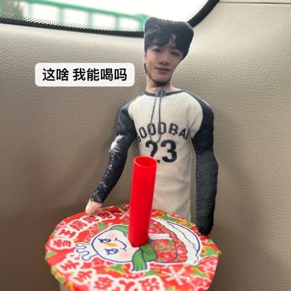 创意现货白敬亭老鼠干周边分正反小白玩偶抽象铁丝娃娃全身带骨架