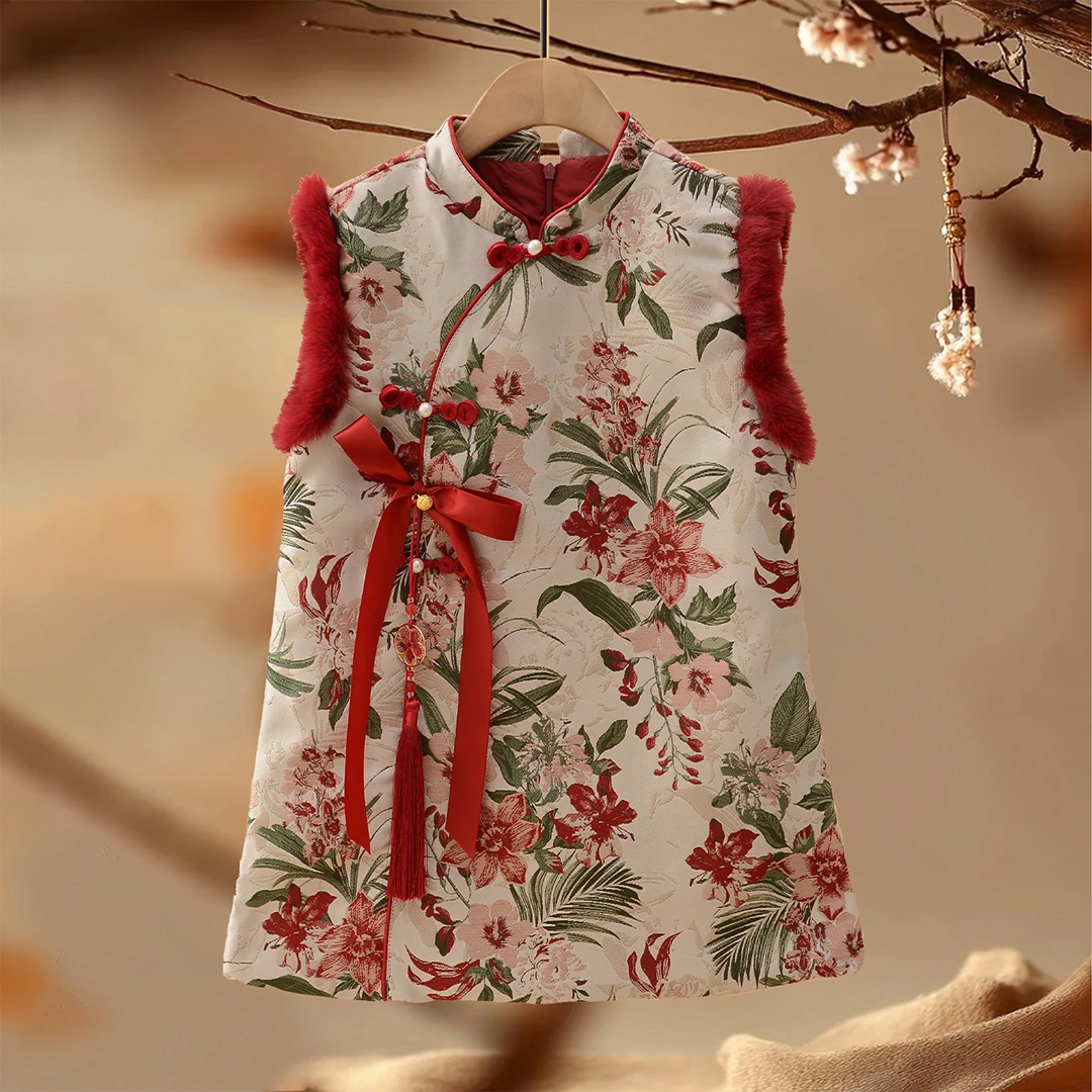 YF996国风儿童连衣裙