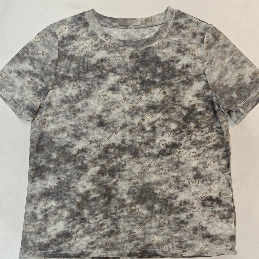 25年新款字母印染T恤