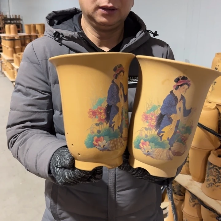 紫砂花盆破损补发