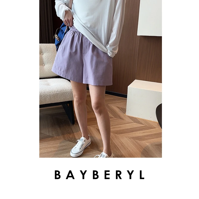BAYBERYL老贝Air短裤*空气干爽松紧腰百搭夏休闲裤XXK5C1002-4/13