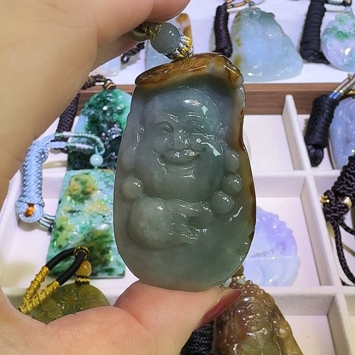 颈饰未镶嵌翡翠A货