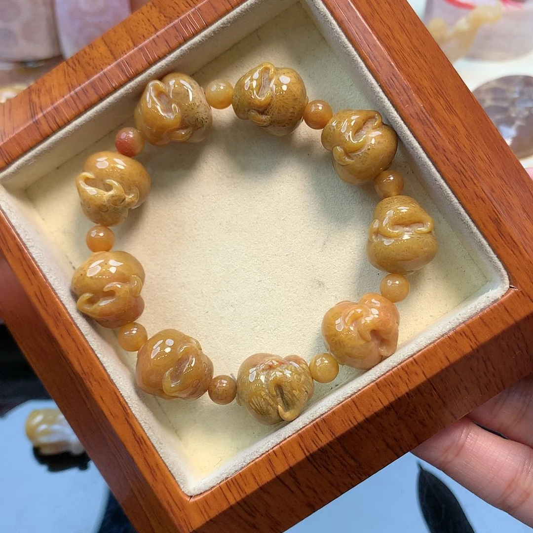 颈饰未镶嵌硅化珊瑚（珊瑚玉）99