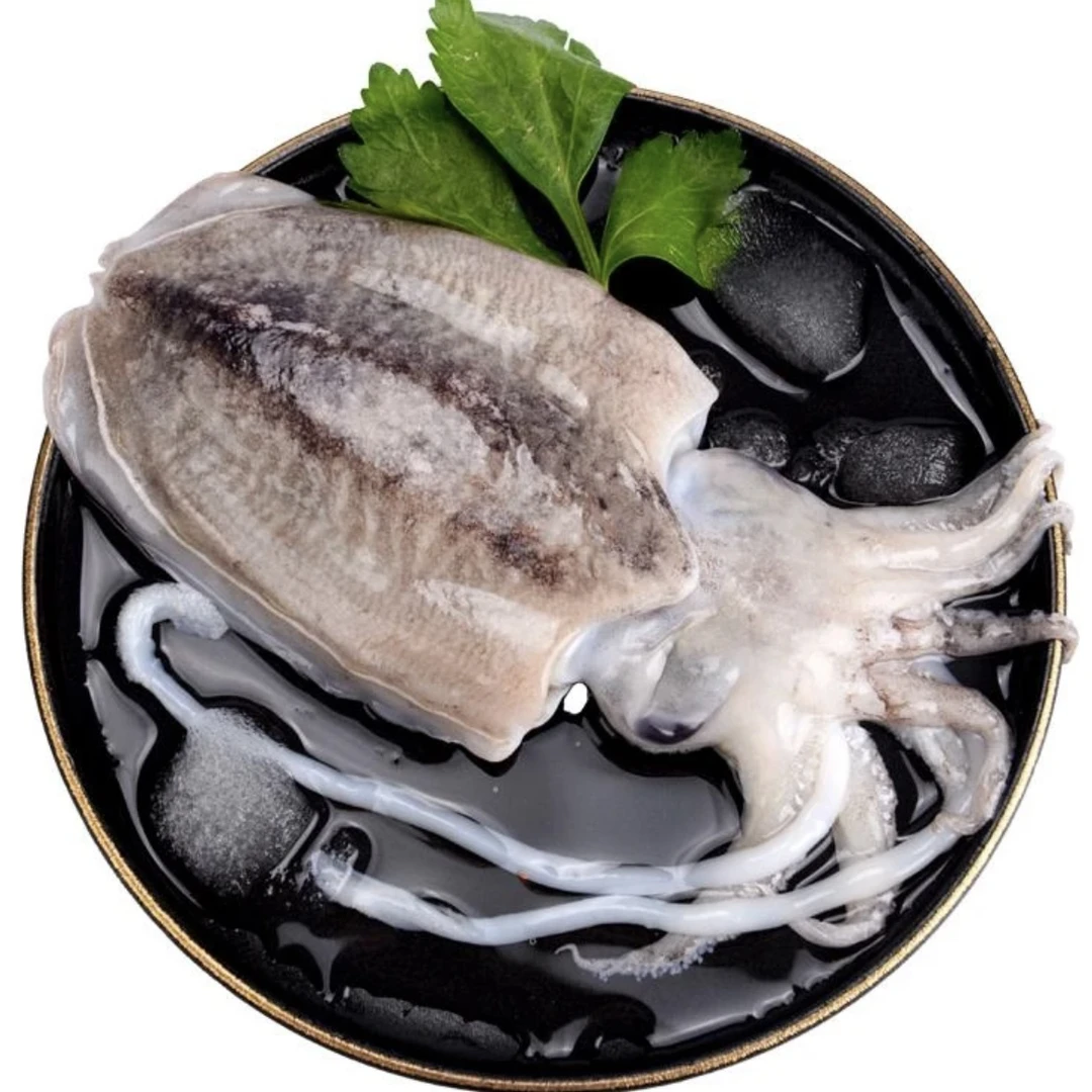 4斤3头 新鲜海捕速冻目鱼 墨鱼 墨斗鱼 新鲜大目鱼 冰鲜 乌贼 非花枝 独立包装精品