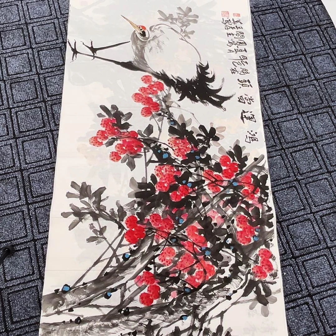 国画王孝华老师四尺正福利品冯