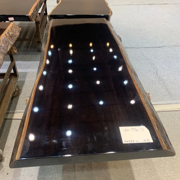 非洲进口原木大板茶桌办公桌