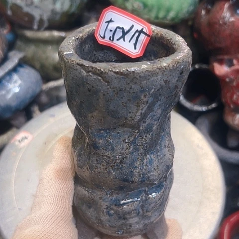 粗陶花盆手工花盆制作