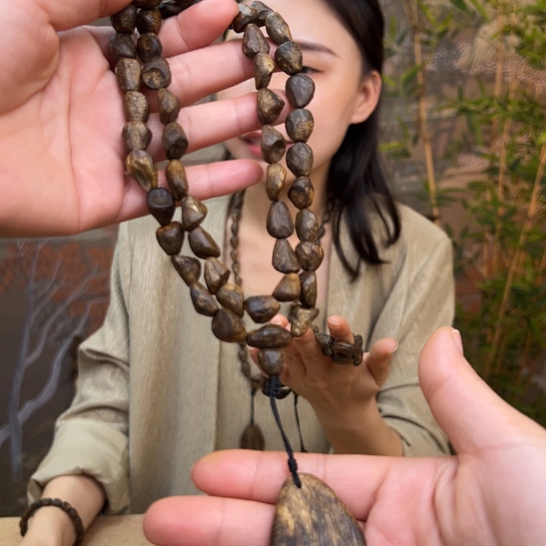手串沉香海南老白奇金丝蜜结天然树丁多样性发其一