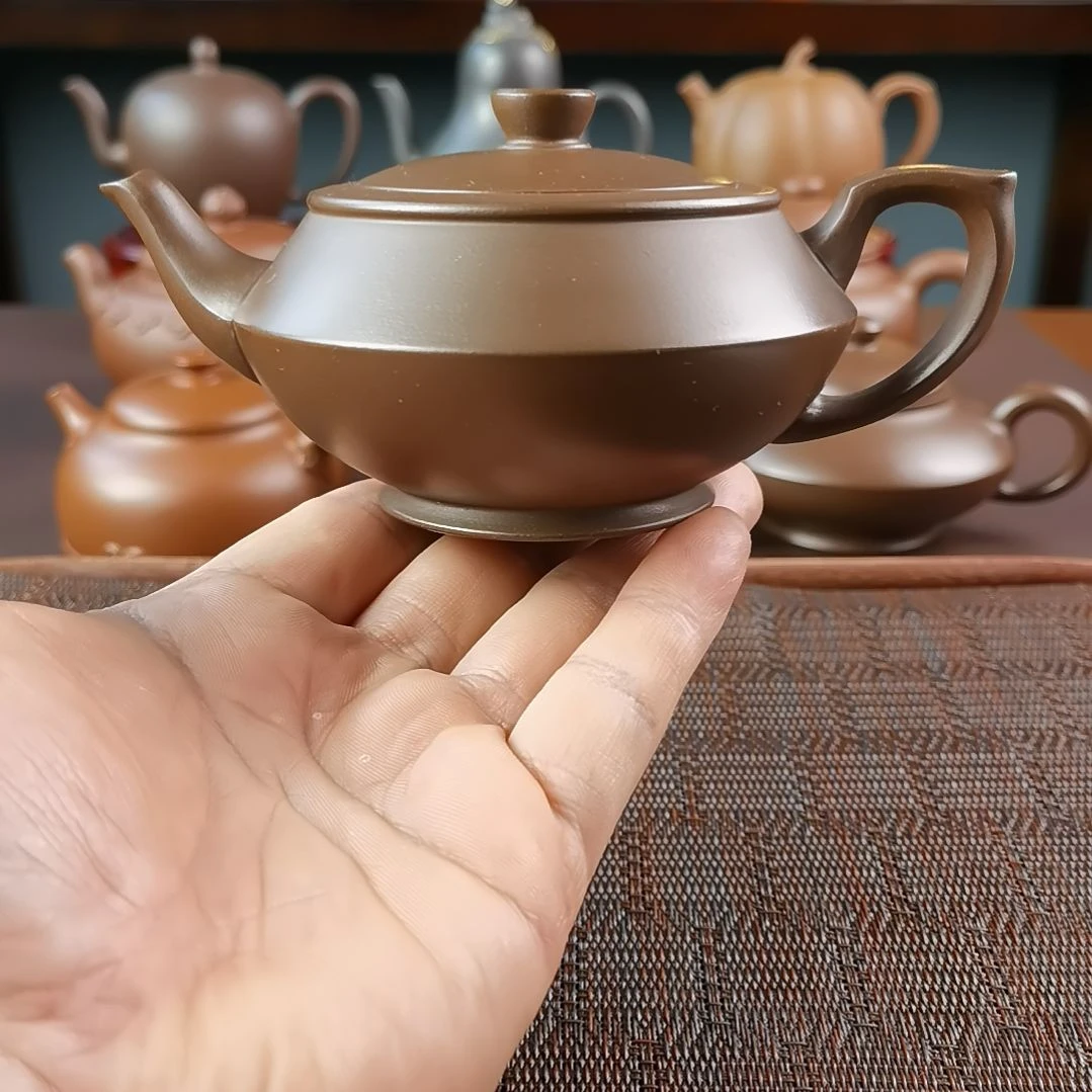 紫砂茶壶紫泥汉云260CC