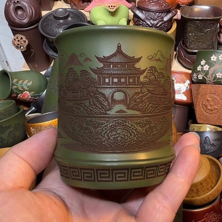 茶杯紫砂宜兴紫砂主人杯