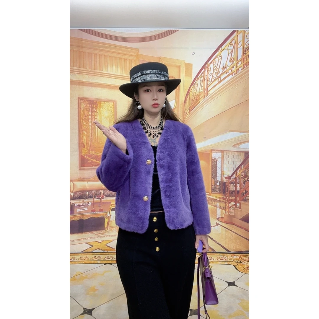 601新款小香风外套女短款小个子时尚洋气保暖上衣