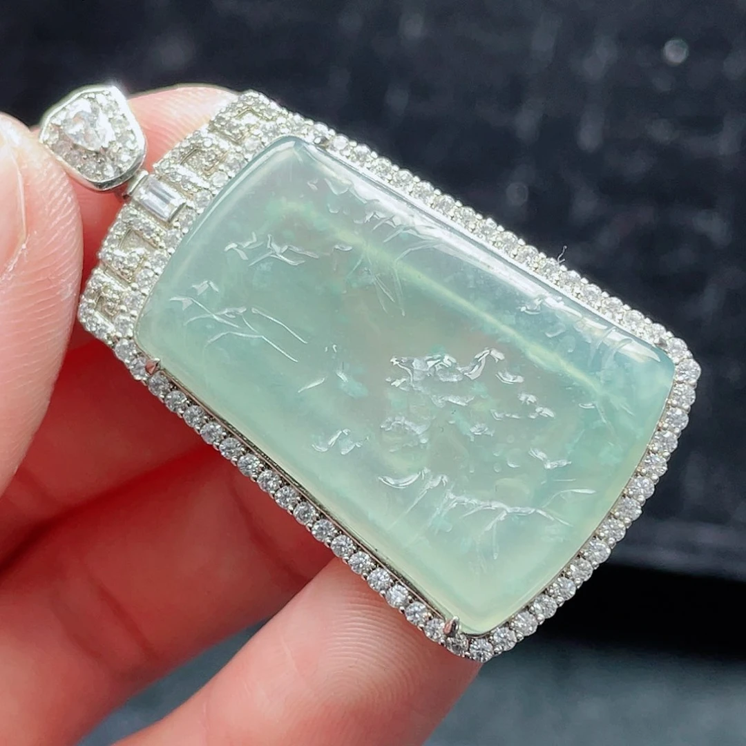 翡翠颈饰未镶嵌507，