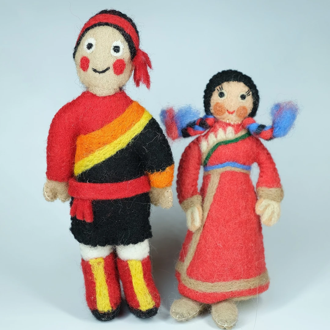 小卓玛小扎西挂件包手机车载红色米色藏区礼物可爱惊喜小众礼物