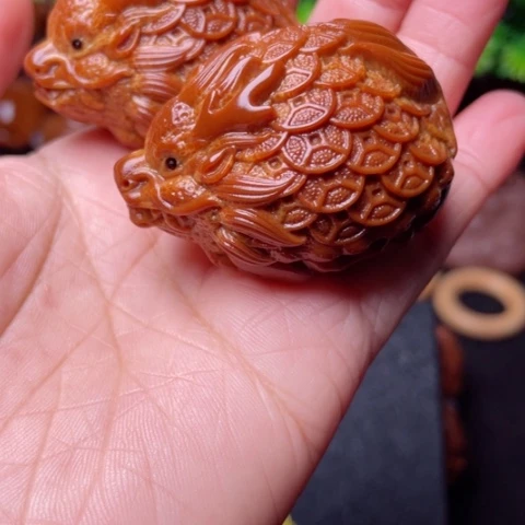 【闪购商品】手串/手链橄榄核35左右金币龙龟手球