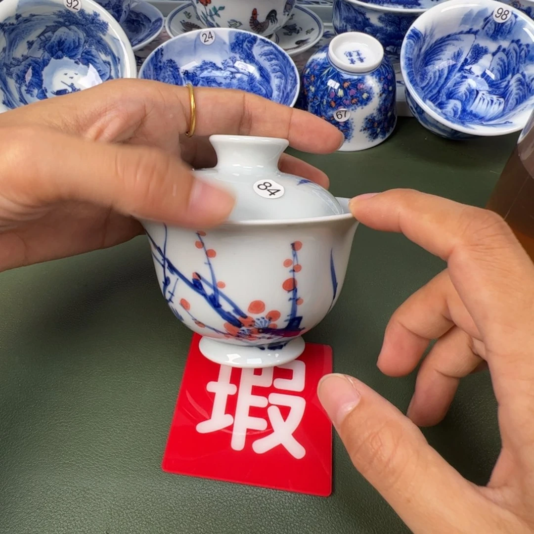 景德镇纯手工纯手绘茶具木木84