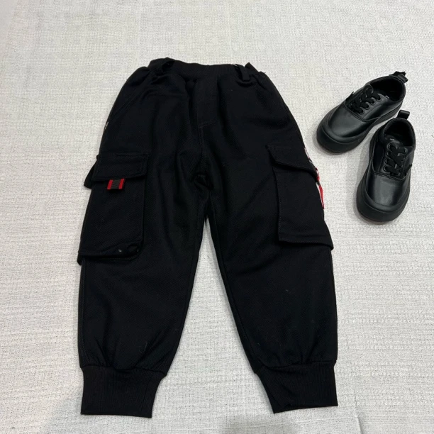 20802高端潮流时尚百搭休闲儿童鸭裤B5-3-3春秋休闲裤男童