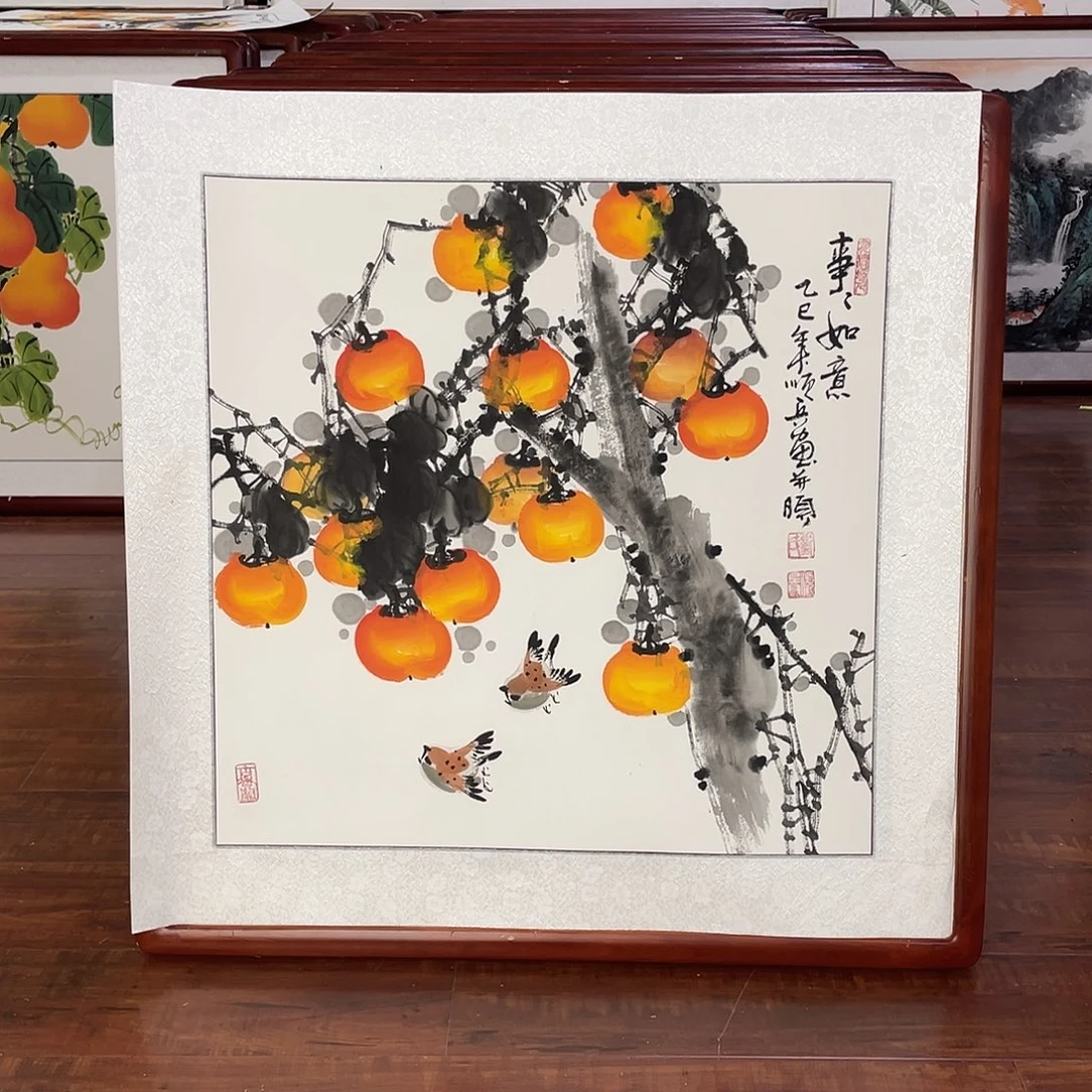 国画带框尺寸63*63厘米