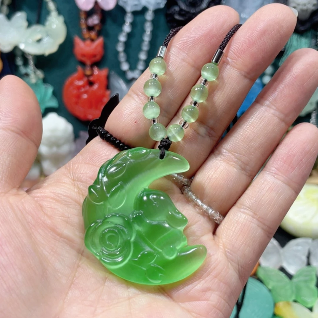 【闪购商品】未镶嵌岫玉颈饰45项链多色可选