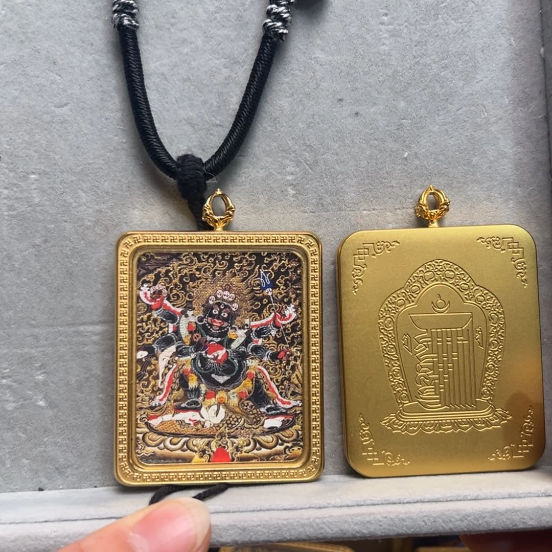 吊坠不***?单面大黑天铜壳七号绳