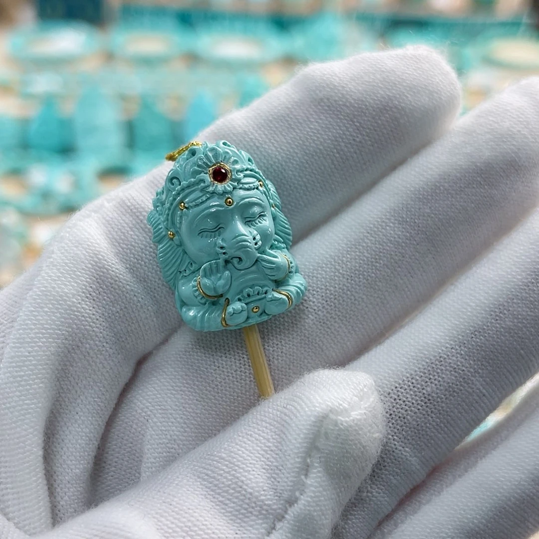 绿松石珠宝奇石未镶嵌