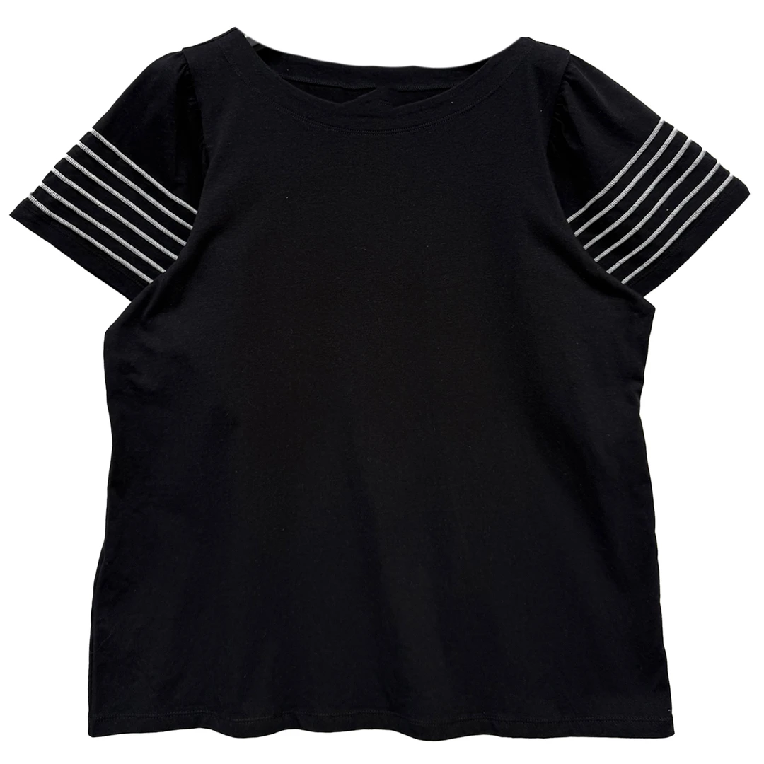 4817#短袖上衣舒适百搭潮流气质