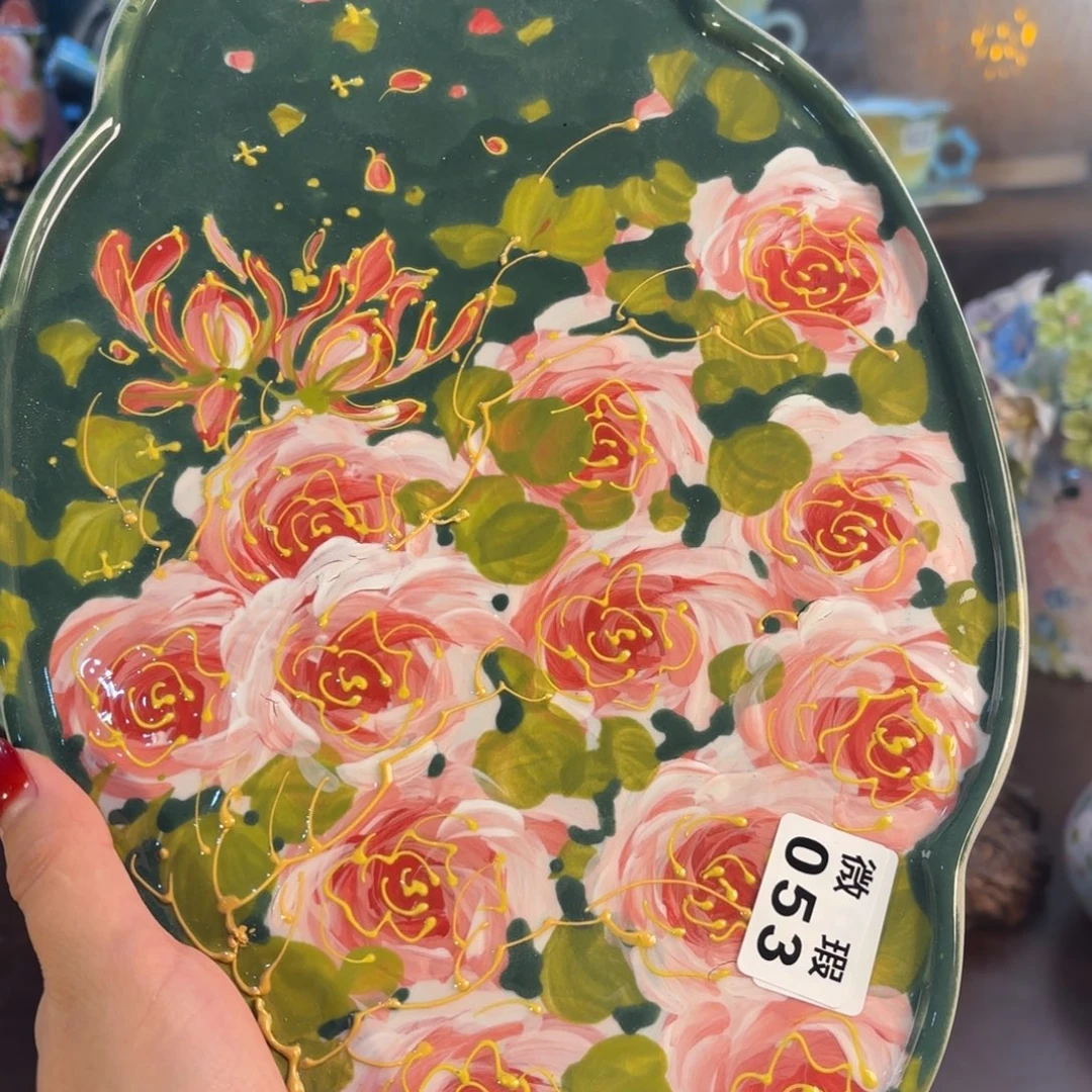 景德镇手绘高温釉下彩陶瓷茶具