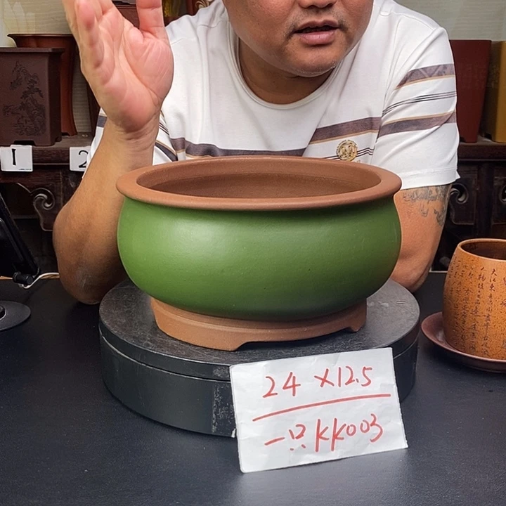 紫砂花盆货号一只KK003