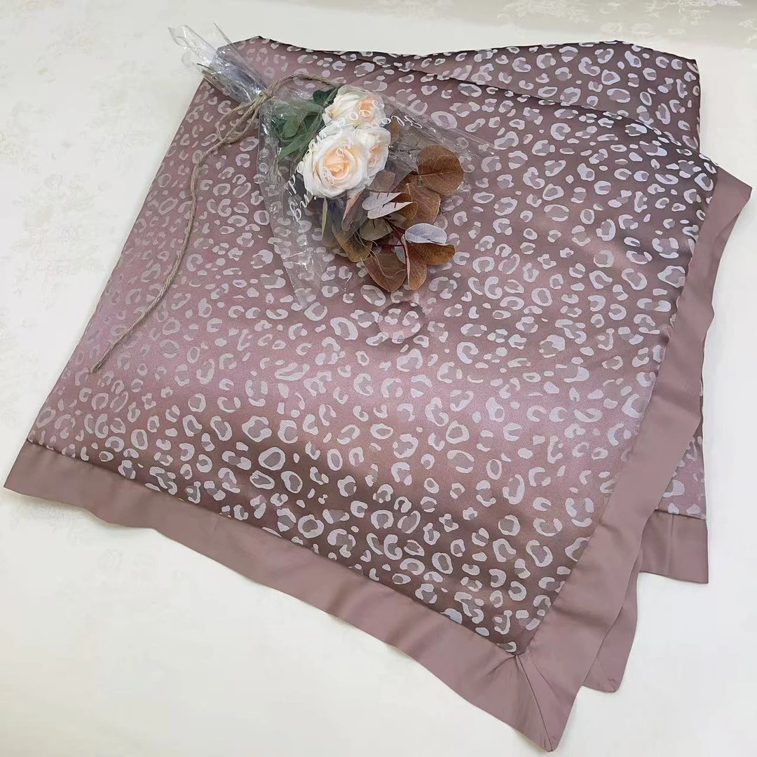 【美式豹纹】2.0*2.3M高端纯棉贡缎舒适柔软亲肤丝滑可机洗春秋夏被