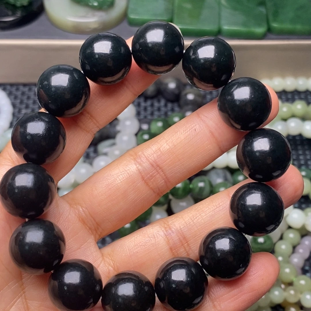 和田玉未镶嵌手链