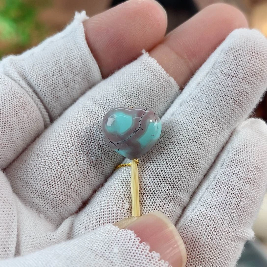 绿松石珠宝奇石未镶嵌