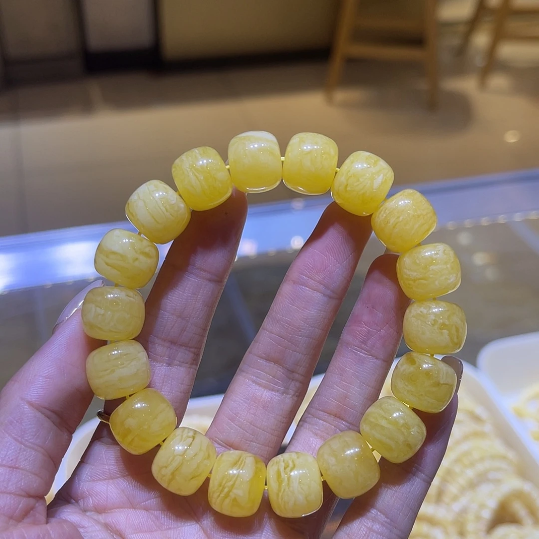 手链琥珀未镶嵌蜜蜡手串