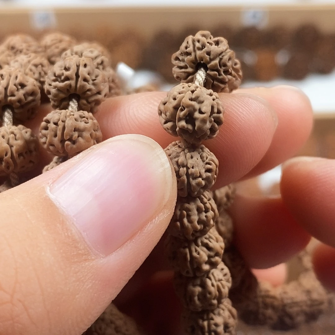 手串金刚菩提收藏版稀有精品无嫁接老树玉石梅花108