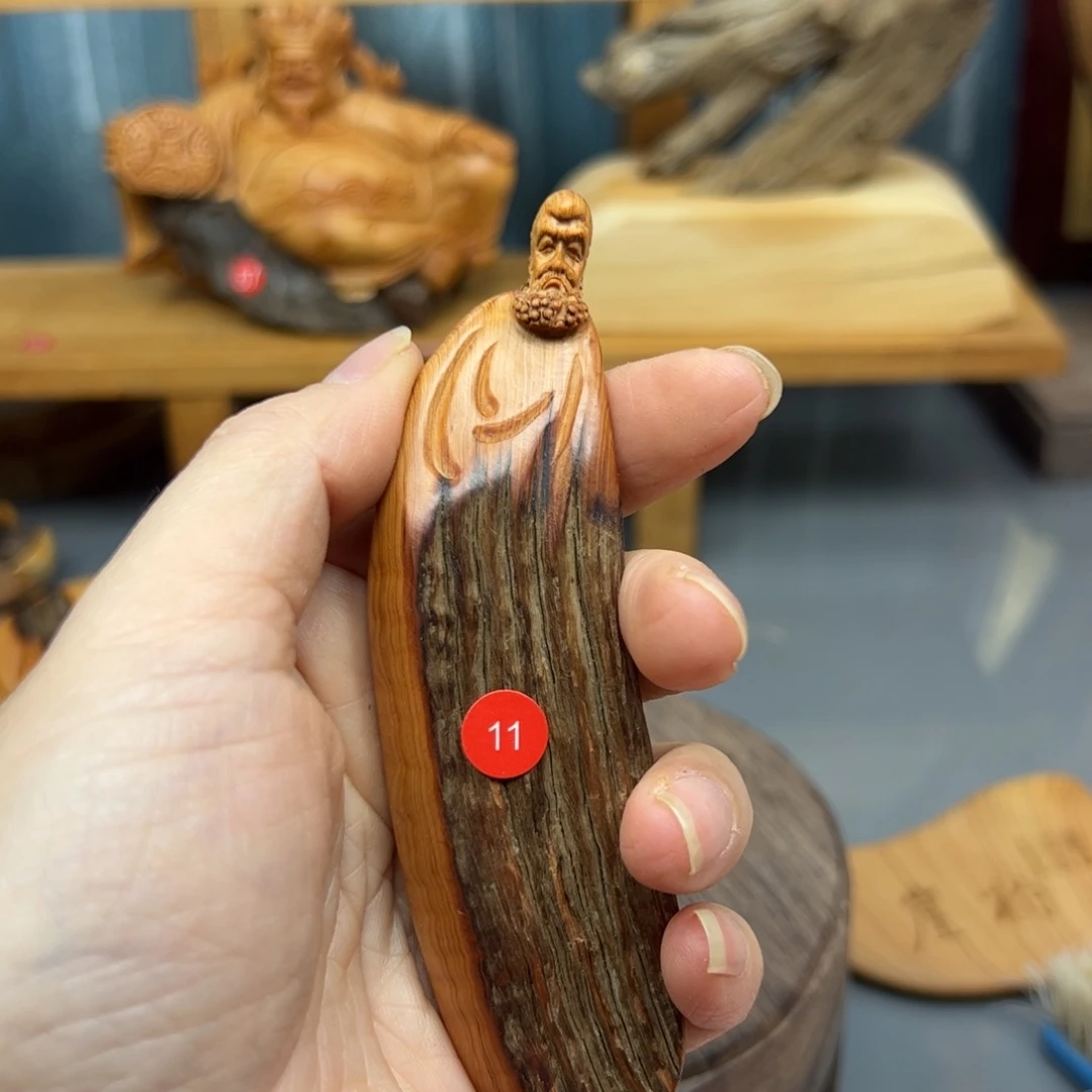 我***瓜木崖柏木摆件手把件