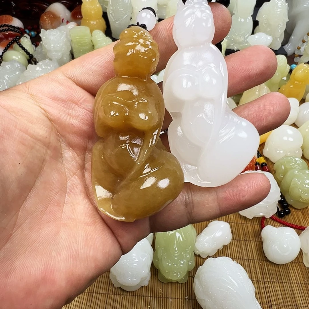 石材清*露雕刻玉贵人