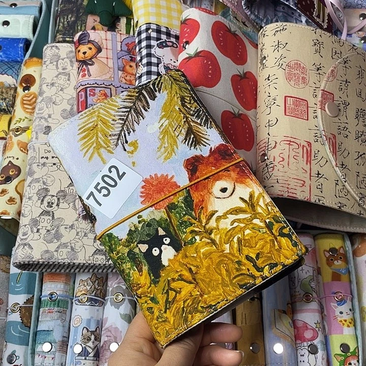 织绣A6 活页不加纸7502