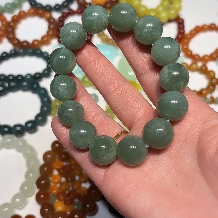 蛇纹石玉未镶嵌手串