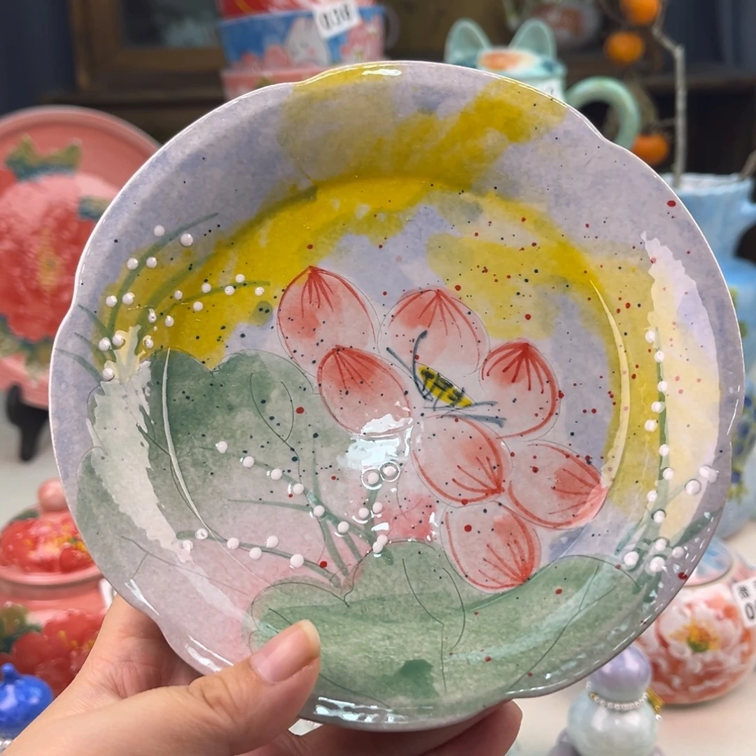 景德镇手工手绘陶瓷茶具