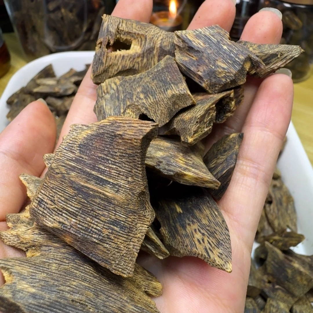 沉香碎屑沉香流油王高油块料50g