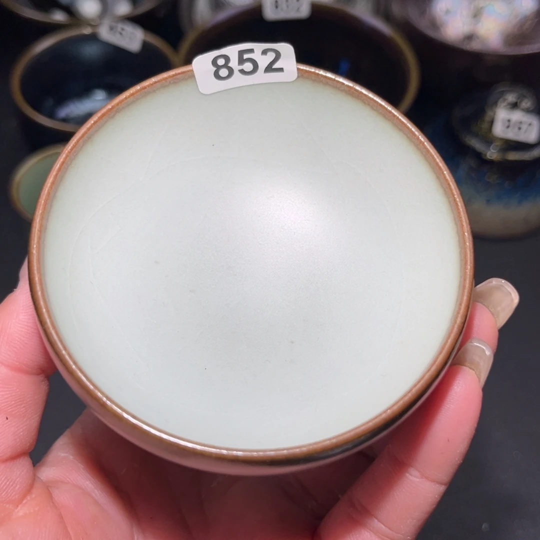 茶盏852 建盏单盏放大漏……