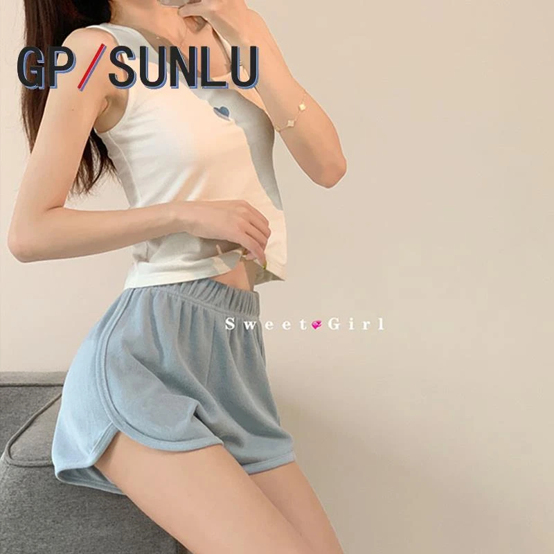 日本小众GP夏季睡衣女薄款棉质可外穿甜美性感无袖背心吊带套装外