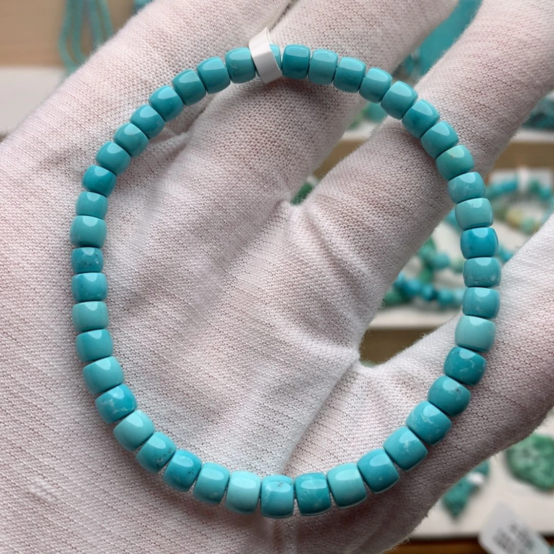 绿松石未镶嵌珠宝奇石5.5mm