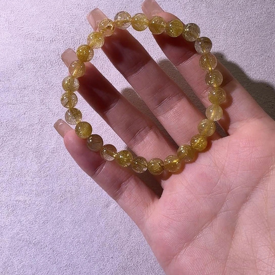 水晶手链未镶嵌金发晶