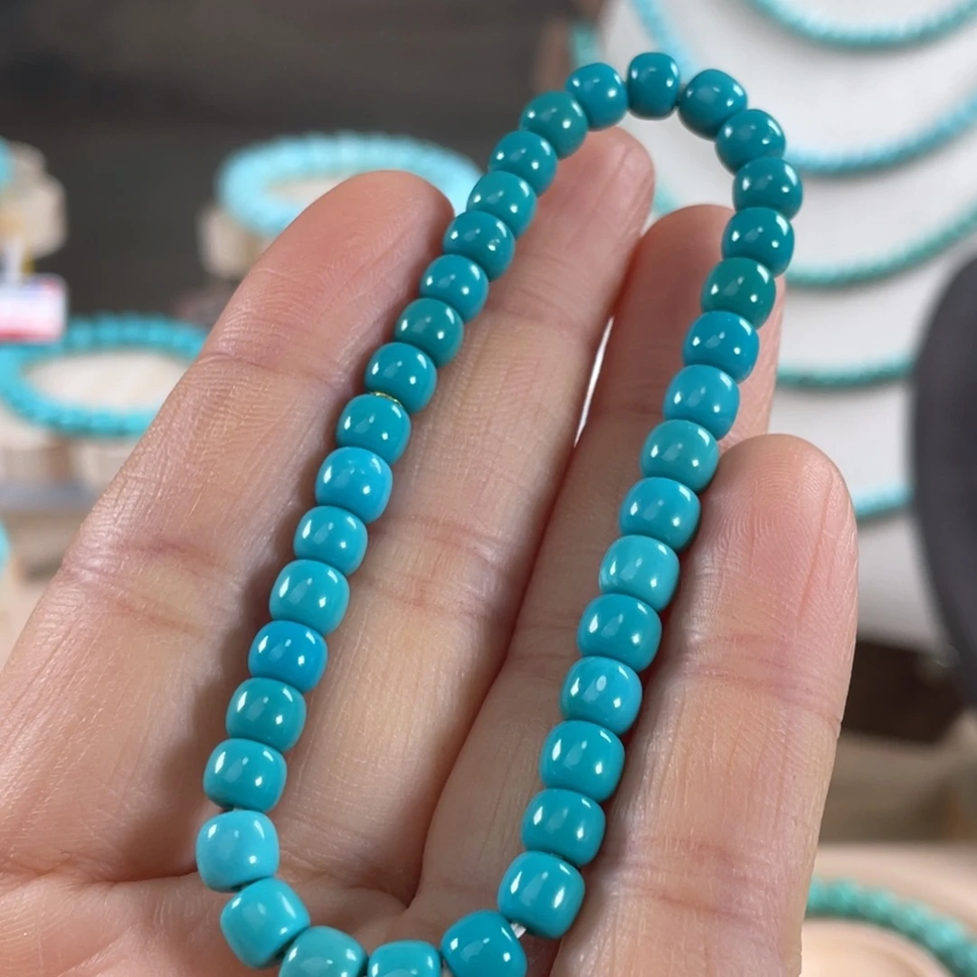 未镶嵌绿松石套链