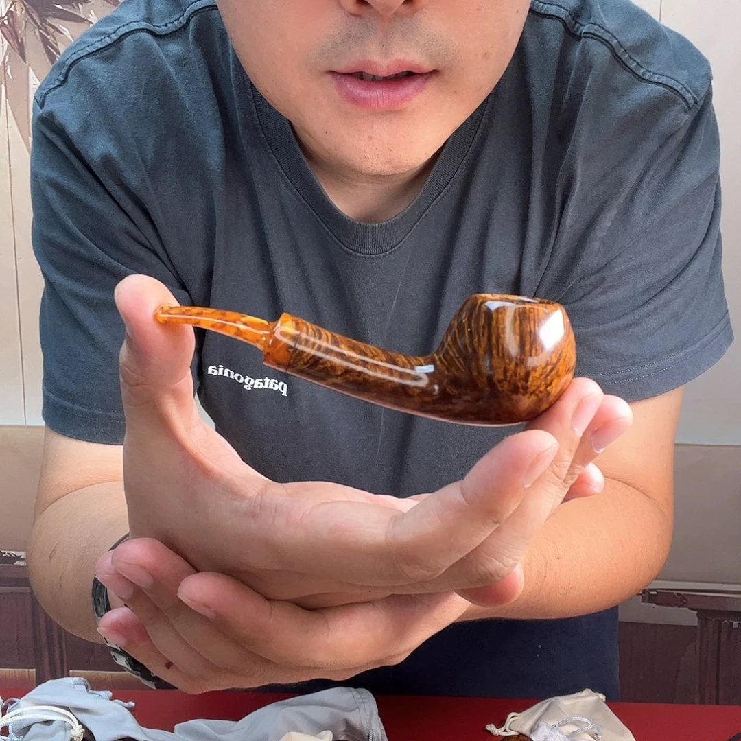 卢泳工作室手工石楠木烟斗
