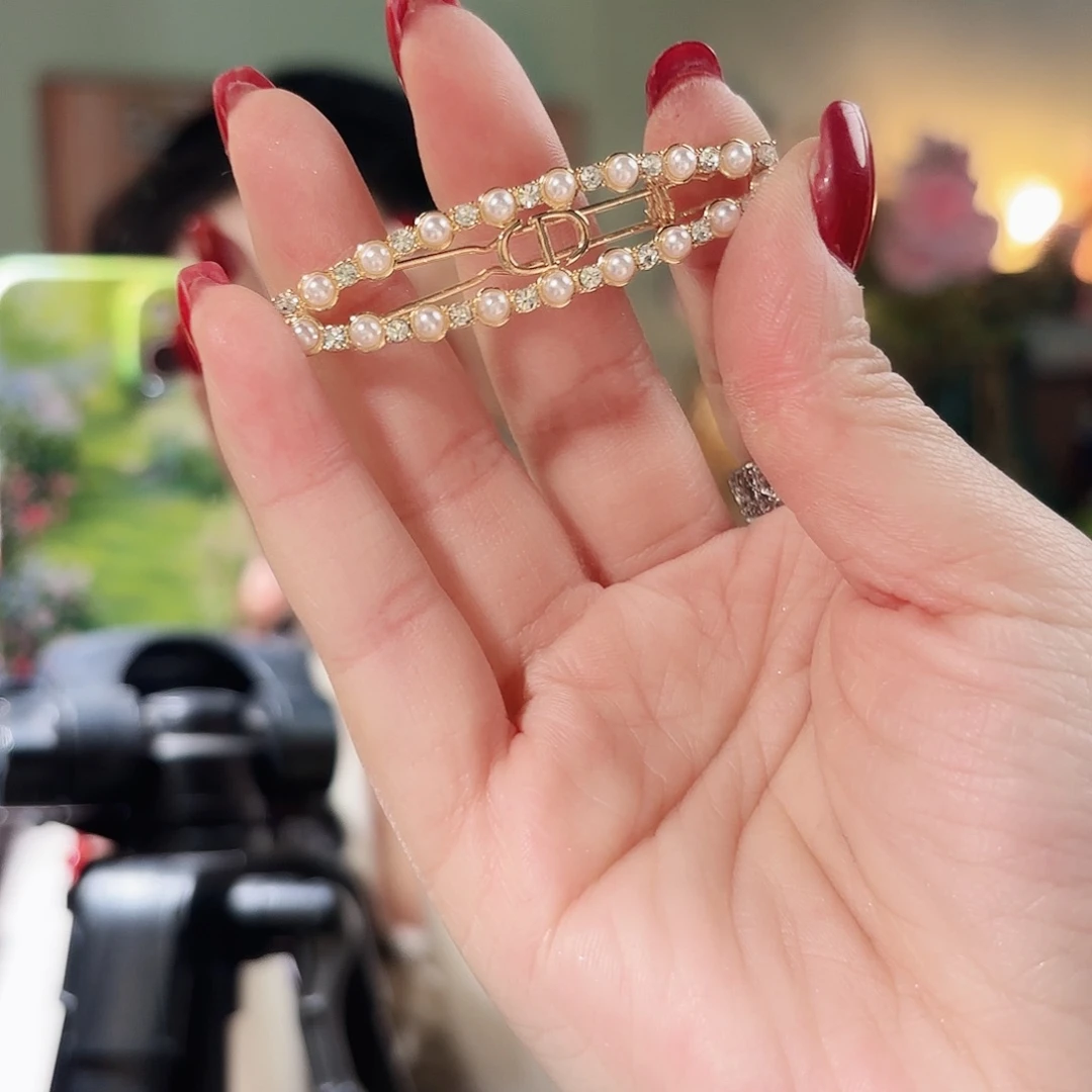 琉璃纯铜合金发夹