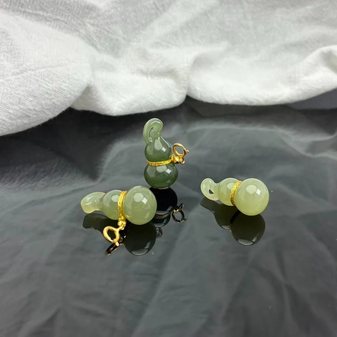 和田玉葫芦吊坠【小北质检】ZJH927Z50多样性发一