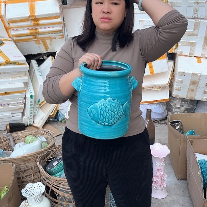 瓶高度25厘米口径16厘米微瑕捡漏