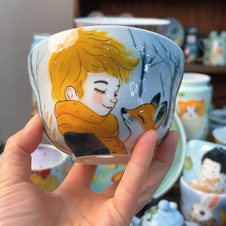 陶景德镇釉下手绘陶瓷