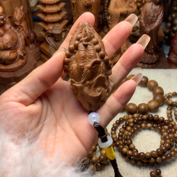 檀香木其他老山檀香手把件