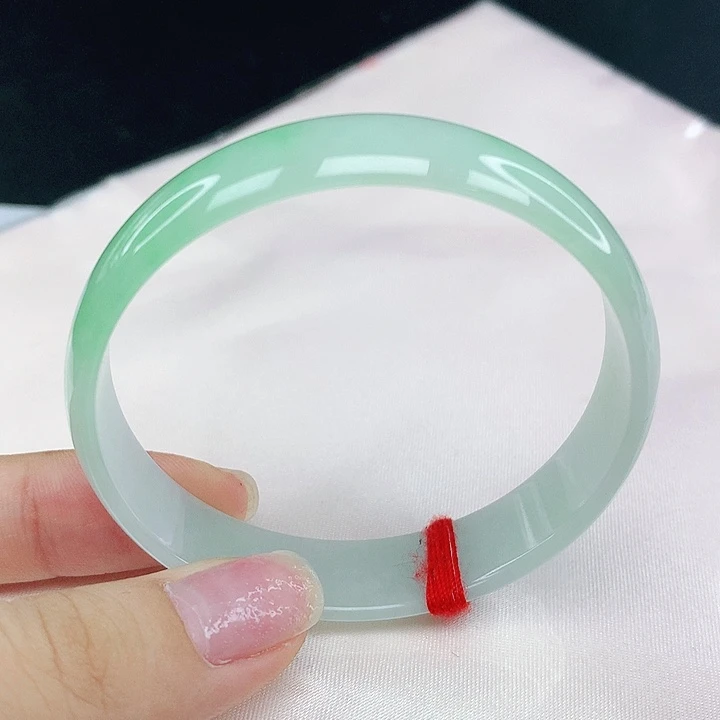 翡翠手镯未镶嵌圈53，1203